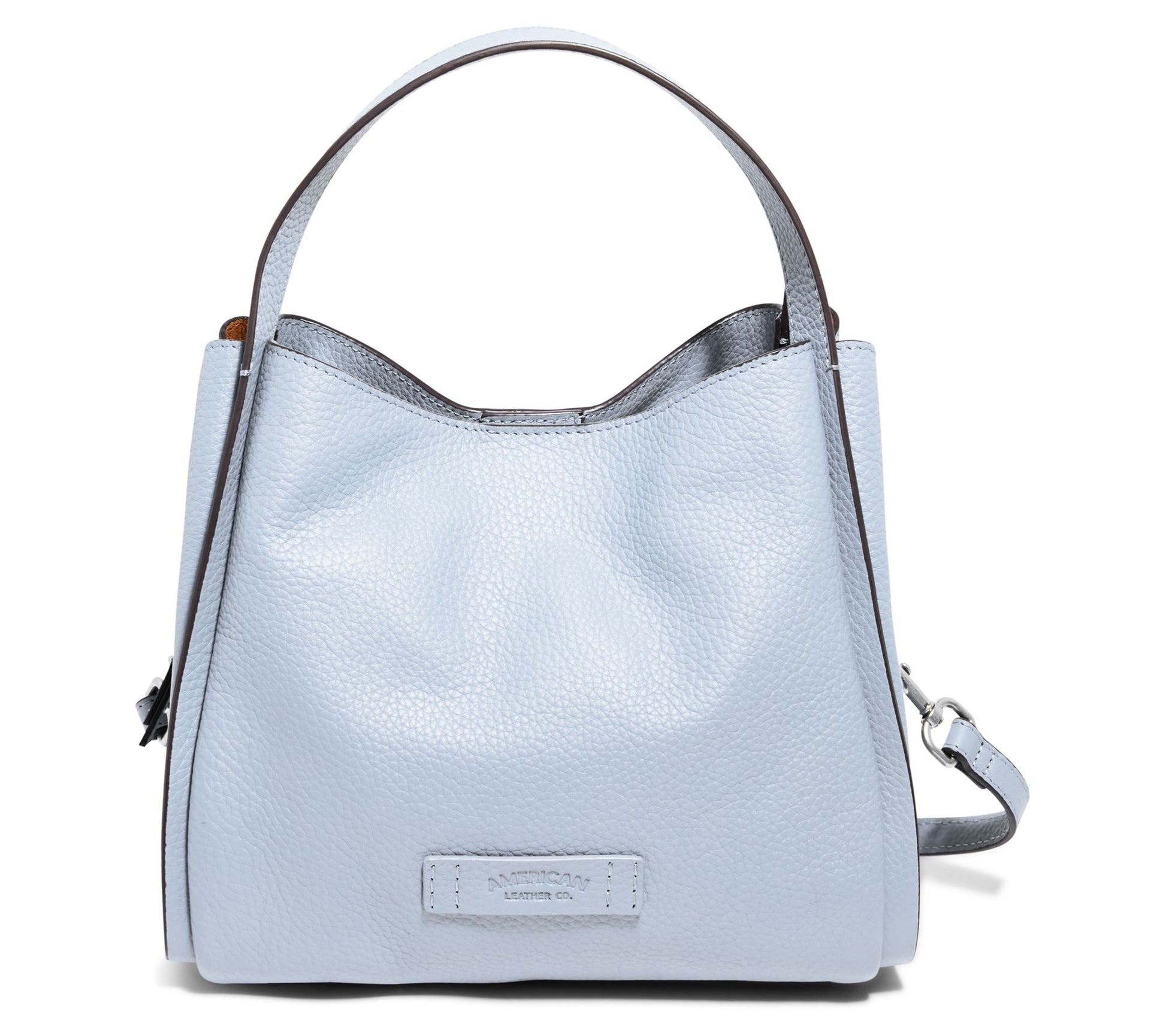 American Leather Co. Triple Entry Leather Auburn Crossbody