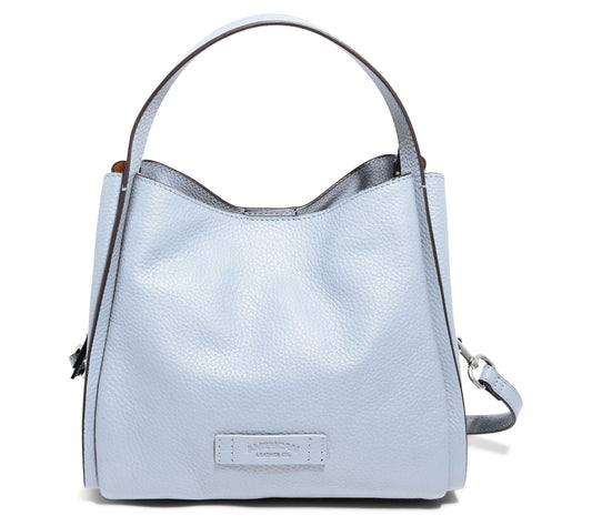 American Leather Co. Triple Entry Leather Auburn Crossbody
