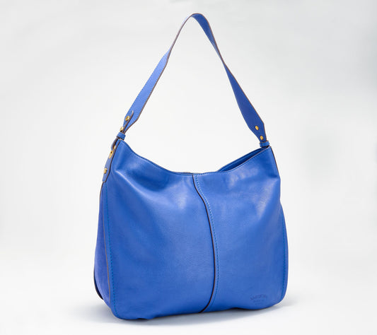 American Leather Co. Summit Large Zip-Top Leather Hobo