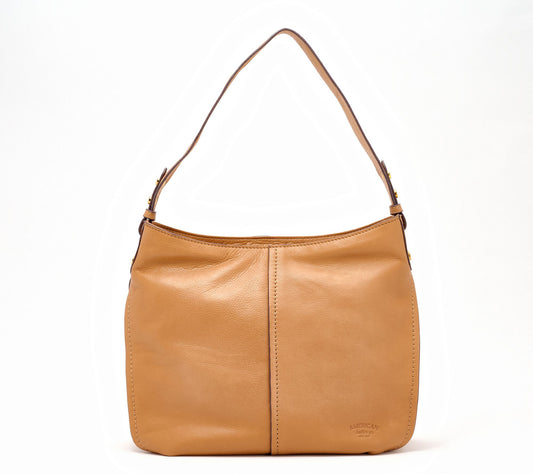 American Leather Co. Summit Medium Zip-Top Leather Hobo