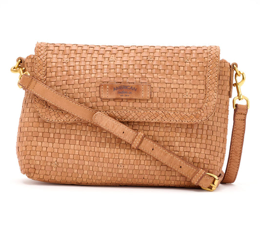 American Leather Co. Heritage Leather Summers Woven Crossbody