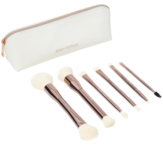 Jenny Patinkin Sustainable Lux ury Dual-Ended Makeup Brush Se