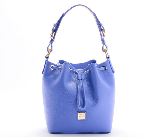 Dooney & Bourke Lucca Pebble Leather Large Drawstring