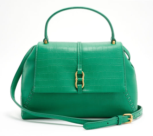 Vince Camuto Erela Pebbled Leather Satchel