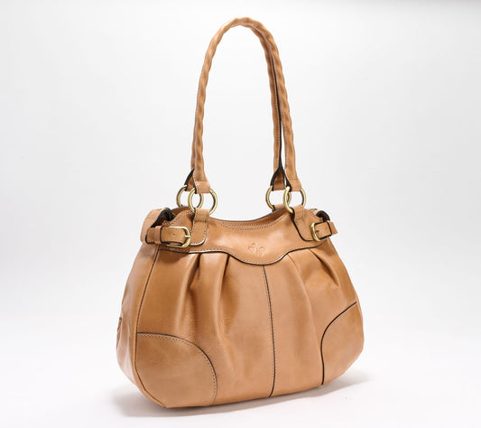 "As Is" Patricia Nash Discovery Leather Mona Satchel