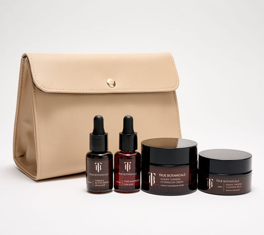 True Botanicals Limited Edition Skin Ready Holiday Kit w/Bag