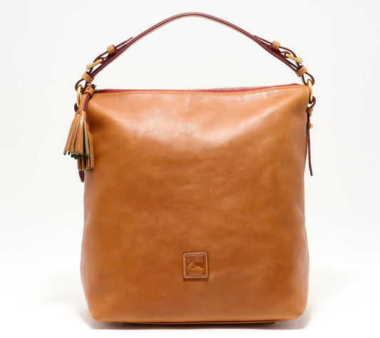 "As Is" Dooney & Bourke Florentine Leather Mackenzie Hobo