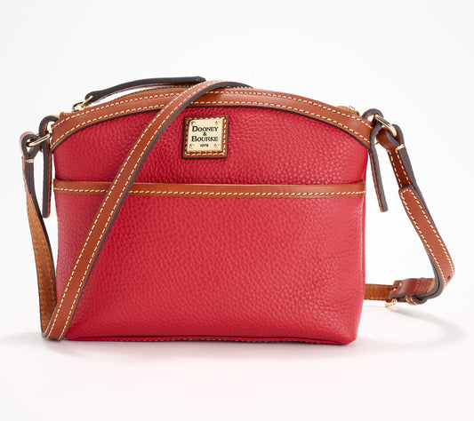 Dooney & Bourke Pebble Leather Domed Crossbody