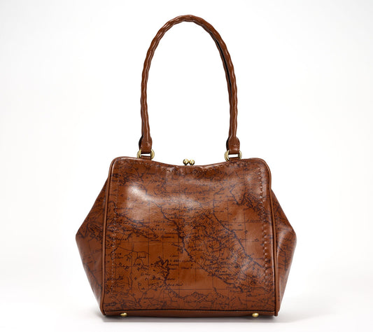 Patricia Nash Leather Kalivia Frame Satchel