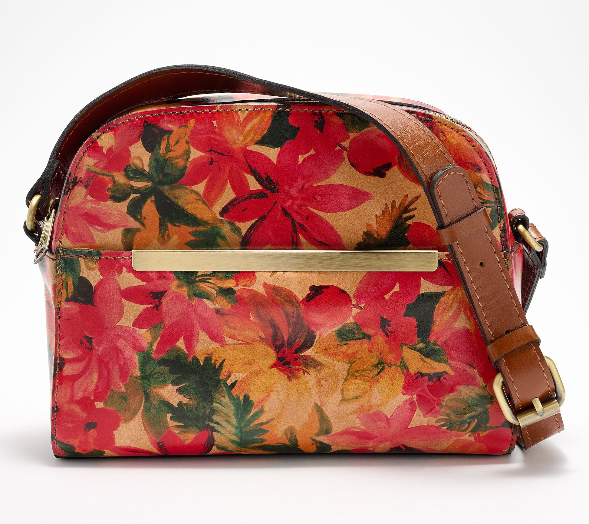 Patricia Nash Leather Artemis Dome Crossbody