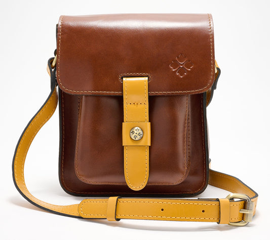 Patricia Nash Leather Lari Flap Crossbody