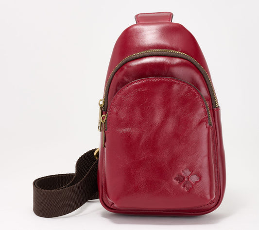 "As Is" Patricia Nash Leather Louetta Small Leather Sling