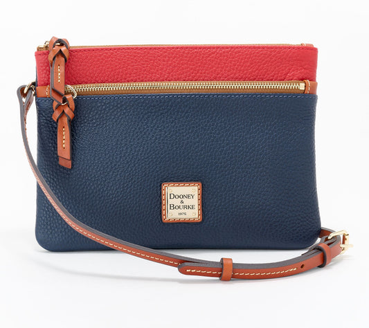 Dooney & Bourke Colorblock Pebble Leather Patsy Crossbody