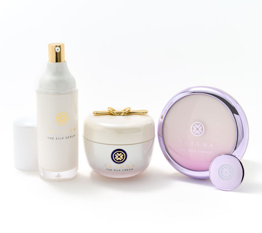 TATCHA Silk Cream, Silk Canvas, & Silk Serum