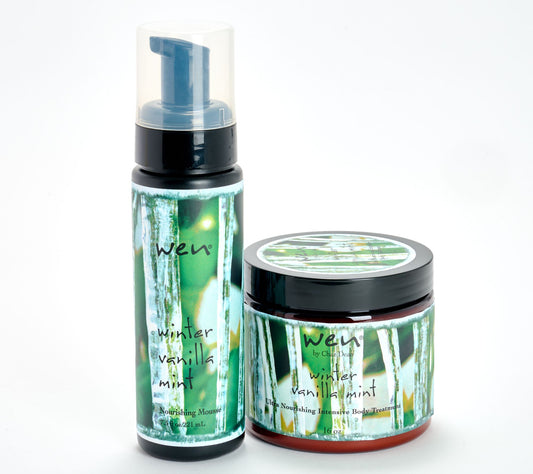WEN by Chaz Dean Winter Body Treatment & Mousse Set