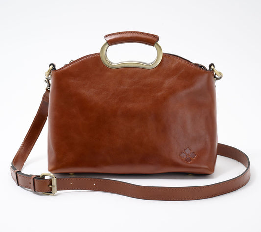 Patricia Nash Leather Top Handle Valetta Satchel