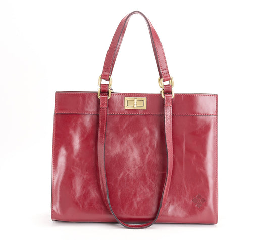 "As Is" Patricia Nash Leather Double Handle Lucinda Tote