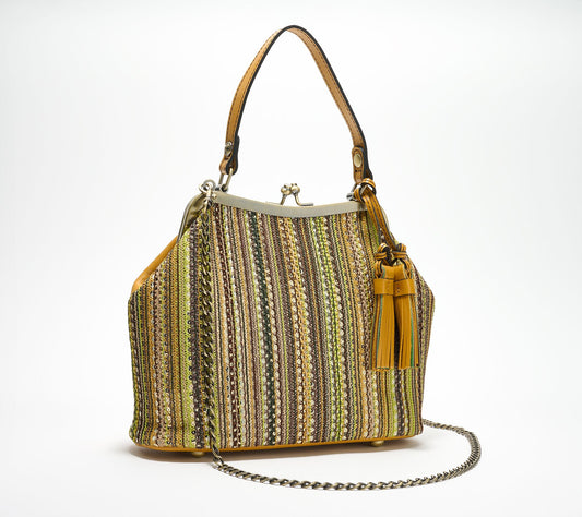 Patricai Nash Sequin Crochet Laureana Frame Crossbody