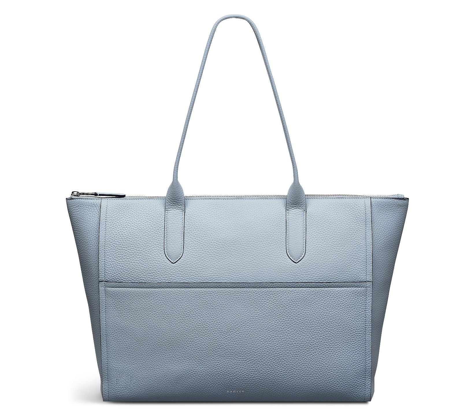RADLEY London Oak Street Medium Zip Smoke BlueLeather Tote
