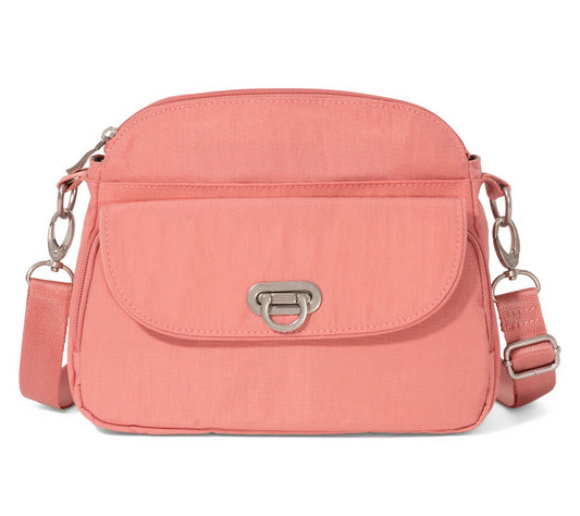 Baggallini Coastal Flip Lock Crossbody w/ Built-In RFID Wallet