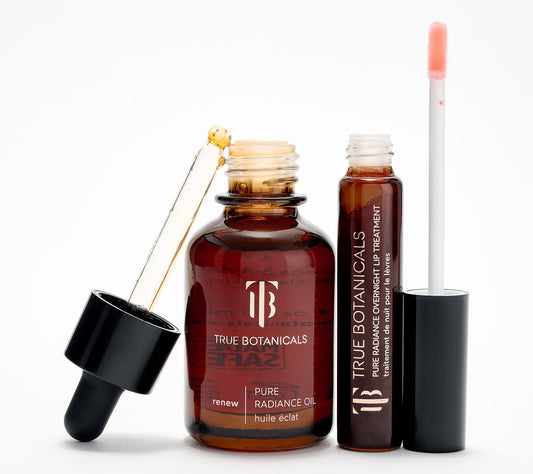 True Botanicals Soft Glowy Skin Radiance Oil & Overnight Lip Auto-Delivery
