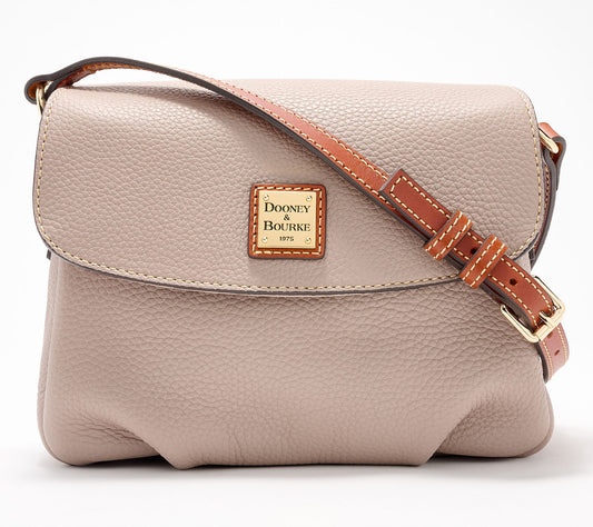 "As Is" Dooney & Bourke Pebble Leather Reina Flap Crossbody