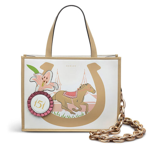 RADLEY London Kentucky Derby Small Leather ZipTop Satchel