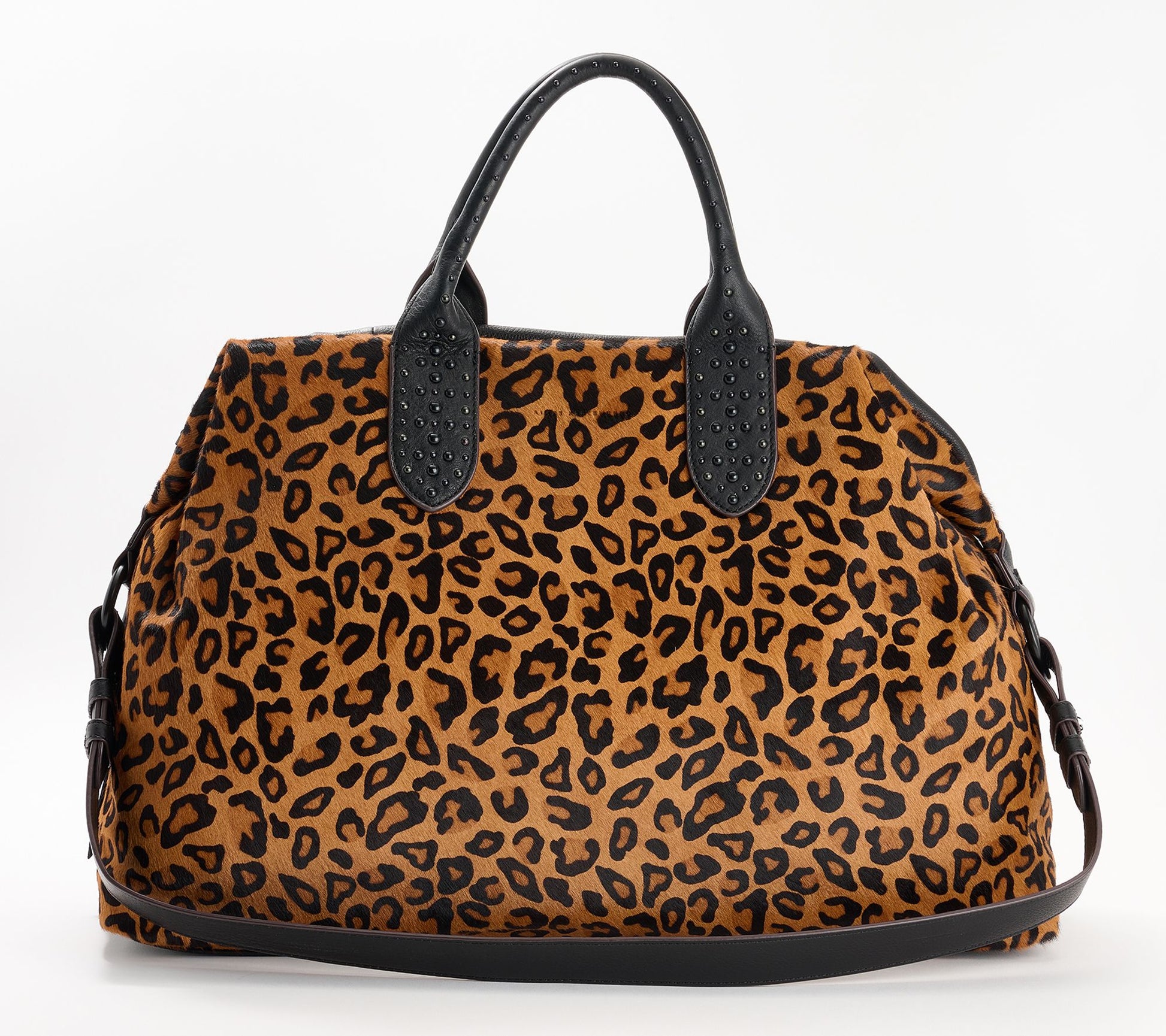 "As Is" Aimee Kestenberg Leather Dazzle Duffel Bag