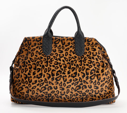 "As Is" Aimee Kestenberg Leather Dazzle Duffel Bag