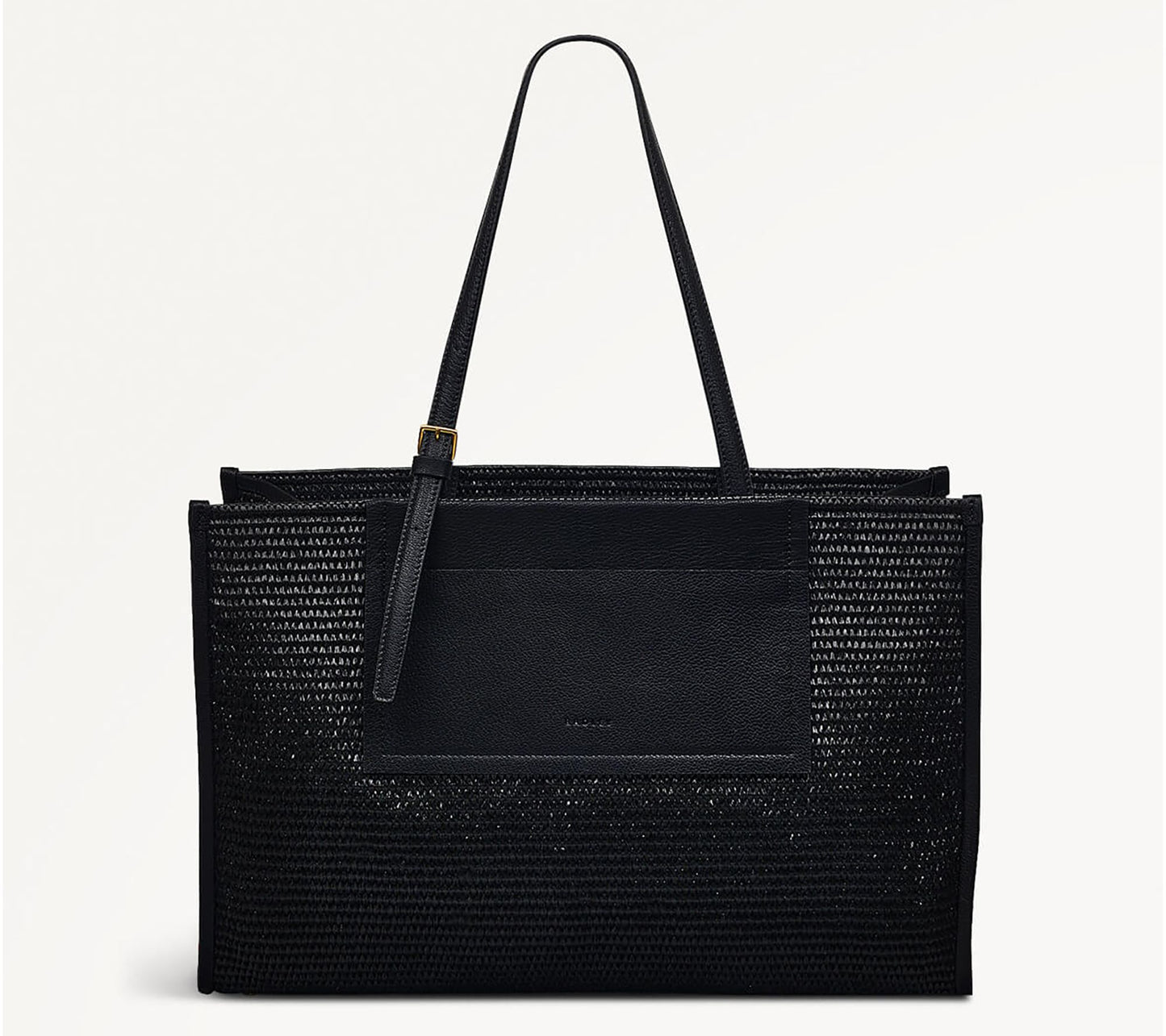 RADLEY London The Burlington Raffia Large Leather Trim Tote