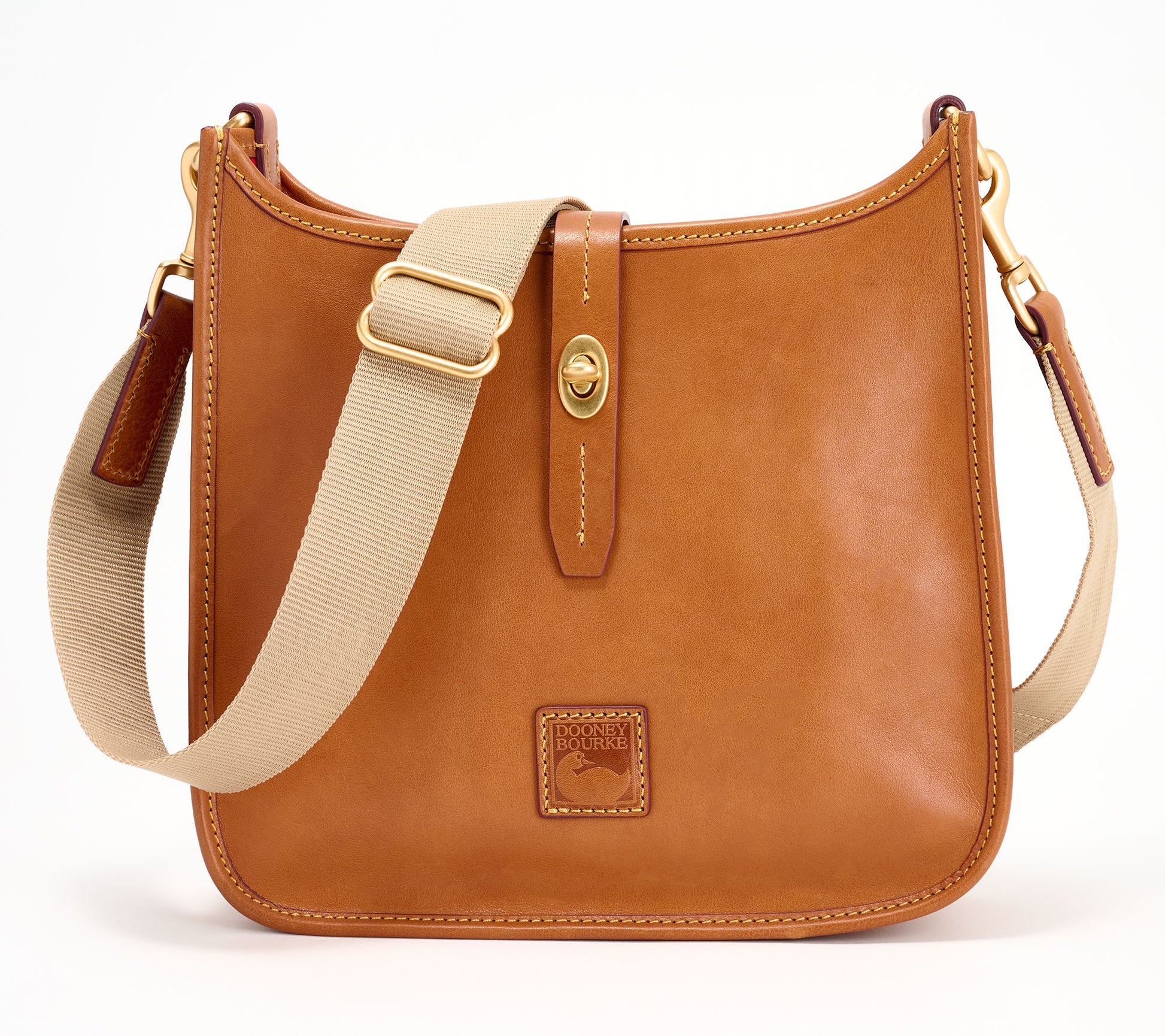 "As Is" Dooney & Bourke Florentine Leather Messenger Bag