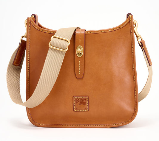 "As Is" Dooney & Bourke Florentine Leather Messenger Bag