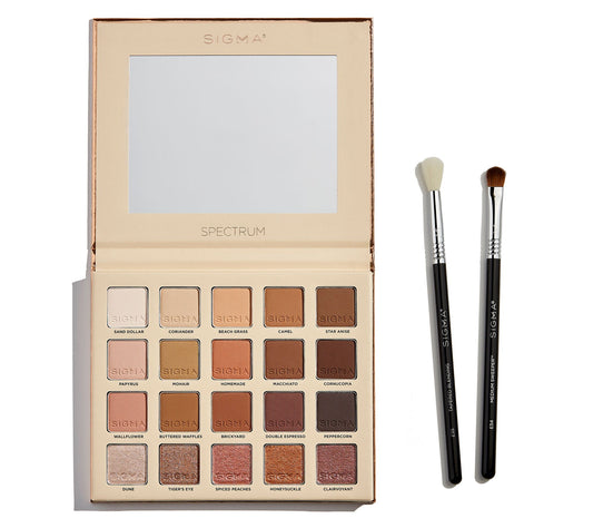 Sigma Beauty New Spectrum Eyeshadow Palette & Brush Set