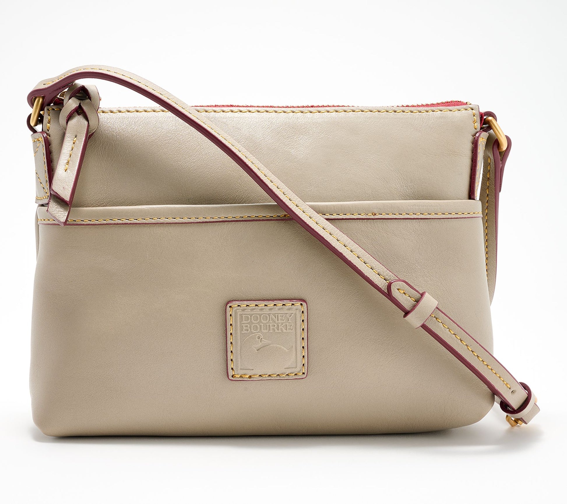 "As Is" Dooney & Bourke Florentine Leather Ginger Crossbody