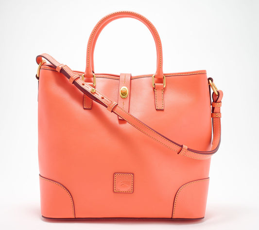 "As Is" Dooney & Bourke Florentine Leather Shelby Shopper
