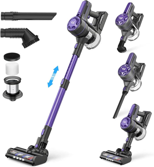 Open Box Zoker Vacuum Cordless Cleaner with High-Speed Brushless Motor A10 - DARK PURPLE