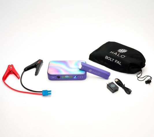 HALO Bolt Jump Starter with Detachable Power Bank &amp; Flashlight