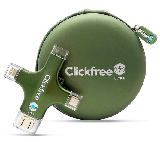 Clickfree Ultra 128GB Photo &amp; Video Storage with 20PG Photobook