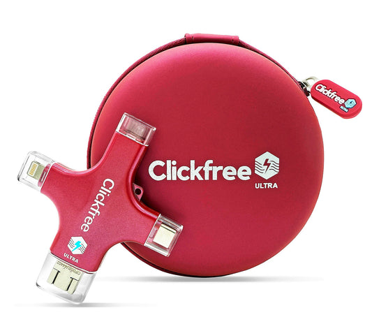 Clickfree Ultra 256GB Photo &amp; Video Storage with 20PG Photobook