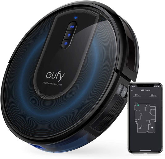 Eufy Robot Vacuum G30, 2000 Pa Suction, Robot Vacuum for Carpets and Hard Floors, Ideal for Pet Owners