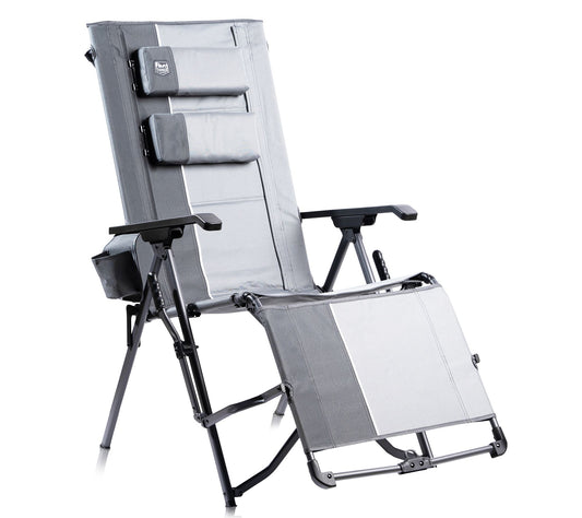 Timber Ridge Portable Lounger Chair with Footrest