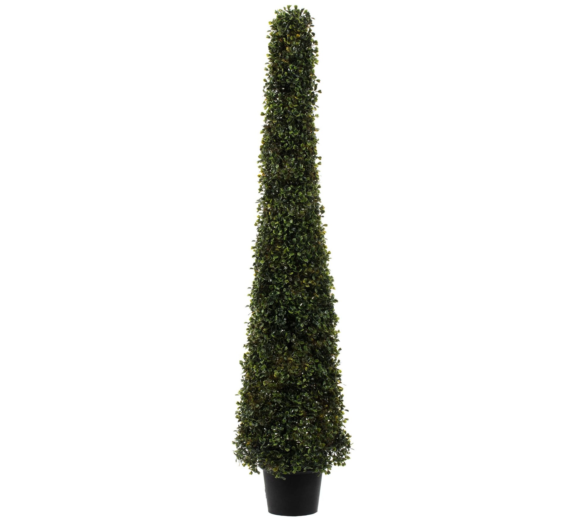 Vickerman 4' Potted Artificial Boxwood Cone