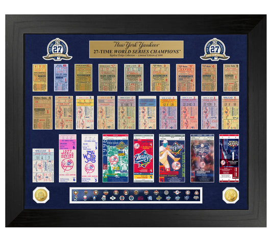 Yankees World Series Coin and Ticket