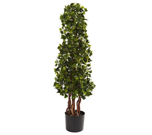 3.5' English Ivy Topiary by Nearly Natural