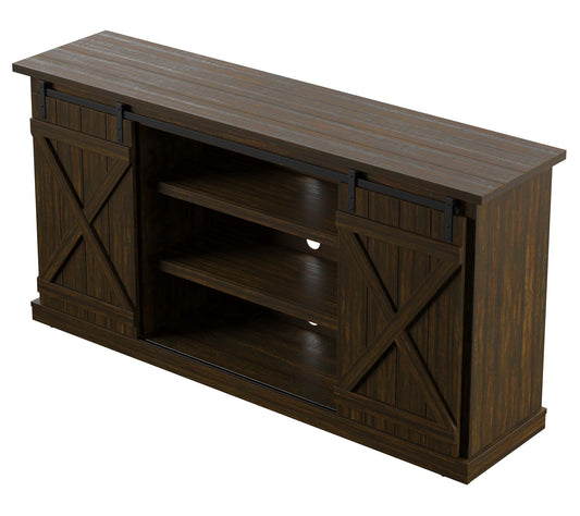 Twin Star Home 64" Barndoor TV Stand for TVs Upto 70"
