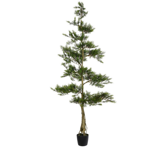 Vickerman 6' Potted Cedar Tree, 390 Leaves