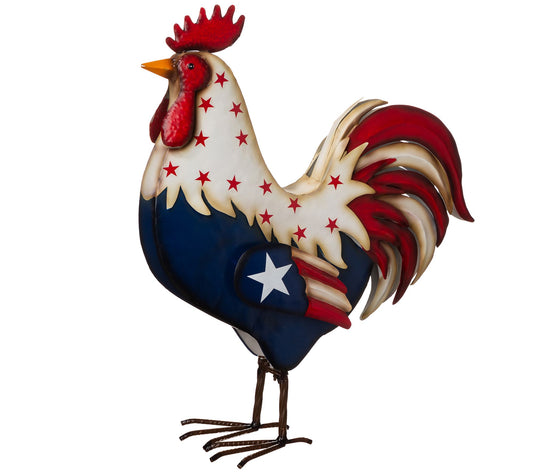 Glitzhome Celebrate America Handsome Patrioticooster