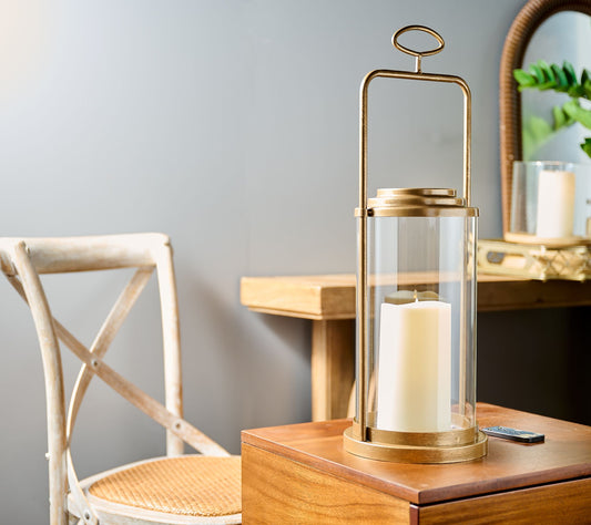 Luminara Indoor/Outdoor 19" Atlantis Flameless Lantern