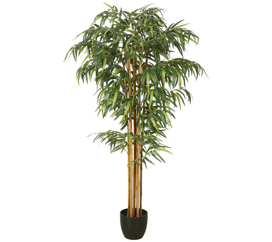 Vickerman 6' Artificial Green Bamboo Tree.