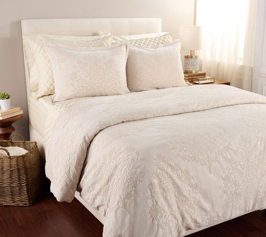 Northern Nights Matelasse Stonewash Comforter & Sham Set- King
